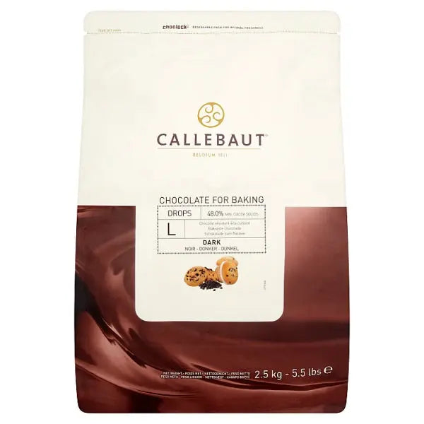 Callebaut Chocolate for Baking Drops Dark 2.5kg
