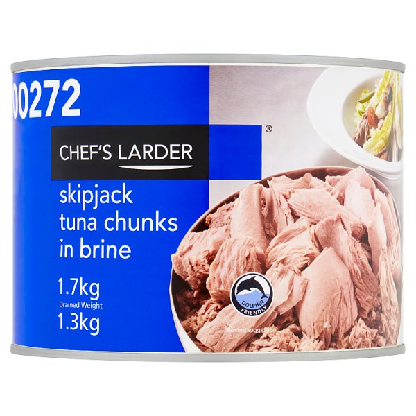 Chef's Larder Skipjack Tuna Chunks in Brine 1.3kg