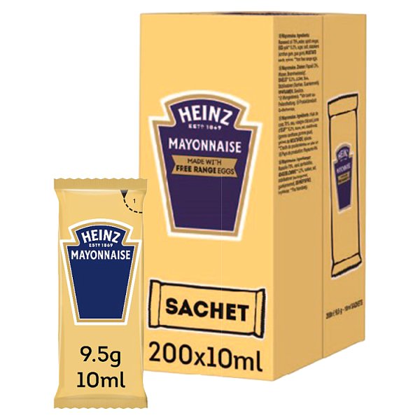 Heinz Mayonnaise Sachets 200 x 10ml