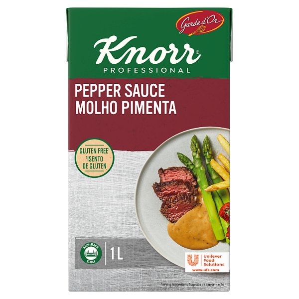 Knorr Garde D'Or Ready to Use Pepper Sauce 1 Litre