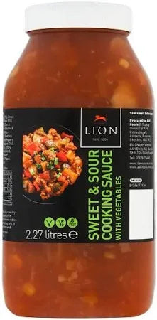 Lion Sweet & Sour Cooking Sauce with Vegetables 2.27 Litres