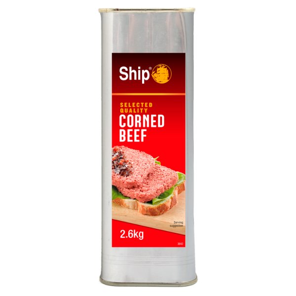 Ship Corned Beef 2.6kg