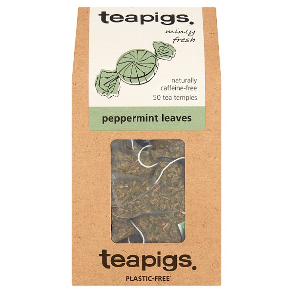 Teapigs Peppermint Leaves 50 Biodegradable Tea Temples 100g