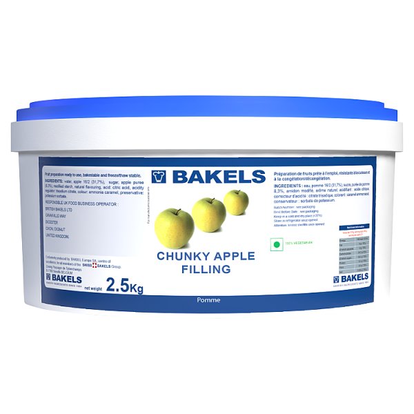 Bakels Chunky Apple Filling 2.5kg