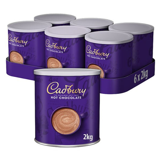Cadbury Drinking Hot Chocolate Cocoa Powder Large Tub 2KG