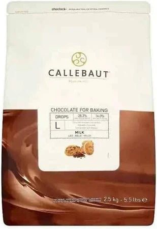Callebaut Chocolate Drops for Baking Milk 2.5kg