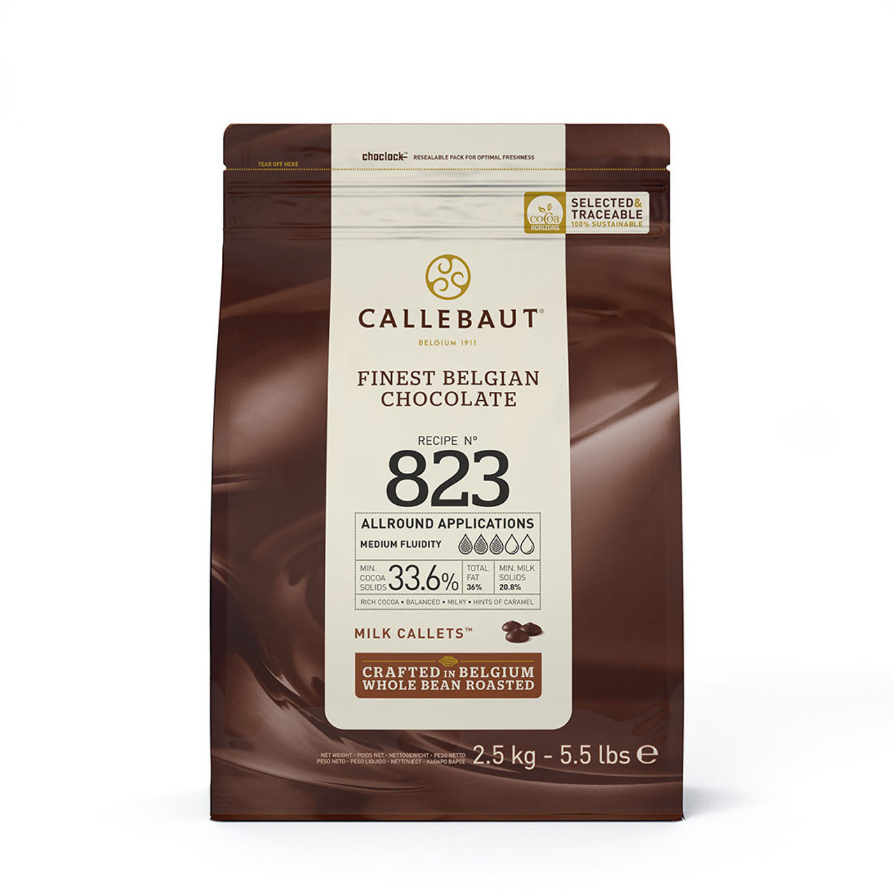 Callebaut Finest Belgian Chocolate Milk Callets 2.5kg