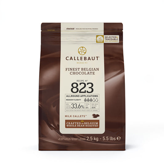 Callebaut Finest Belgian Chocolate Milk Callets 2.5kg