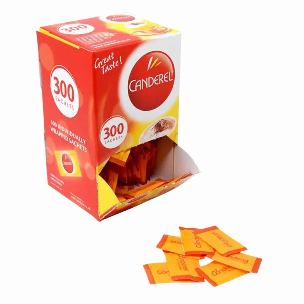 Canderel Yellow Tablet Sachets Dispencer Packs 153g