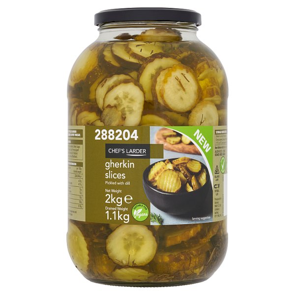 Chef's Larder Gherkin Slices 2kg