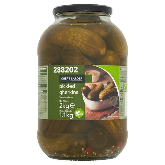 Chef's Larder Pickled Gherkins 2kg
