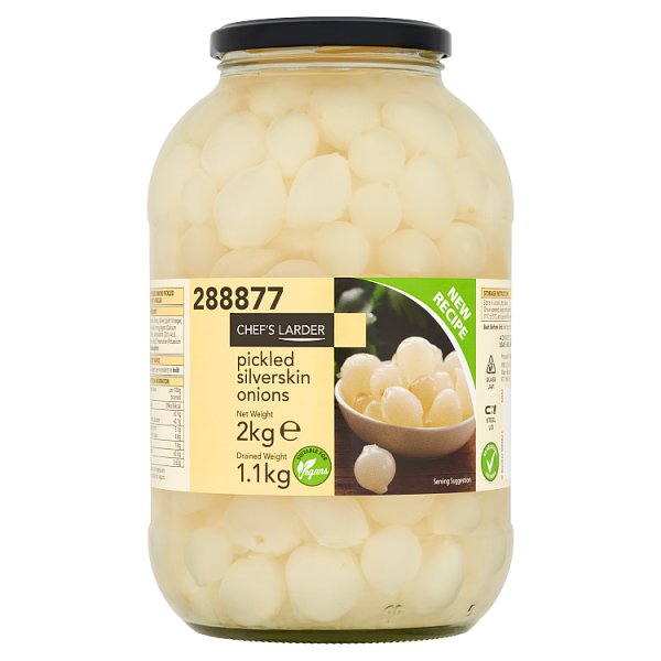 Chef's Larder Pickled Silverskin Onions 2kg