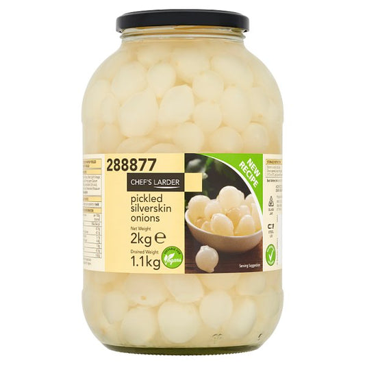 Chef's Larder Pickled Silverskin Onions 2kg
