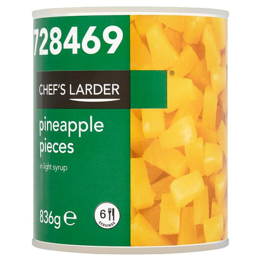 Chef's Larder Pineapple Pieces in Light Syrup 836g