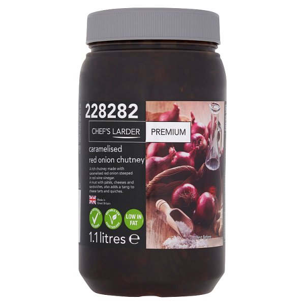 Chef's Larder Premium Caramelised Red Onion Chutney 1.1 Litres