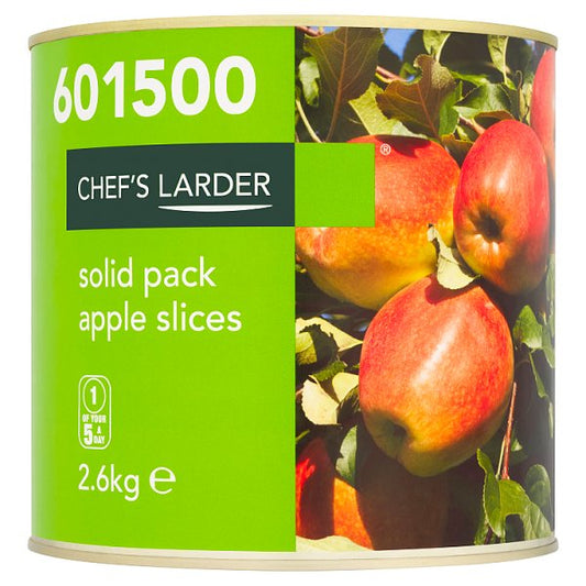 Chef's Larder Solid Pack Apple Slices 2.6kg