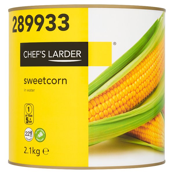 Chef's Larder Sweetcorn in Water 2.1kg