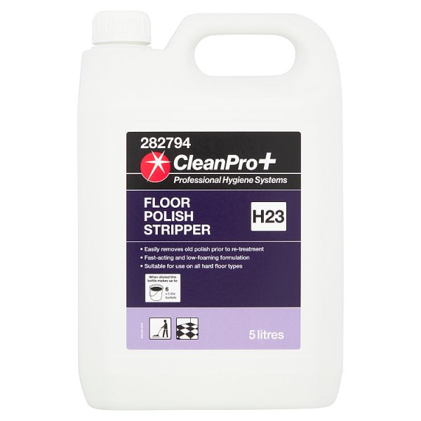 CleanPro+ Floor Polish Stripper H23 5 Litres