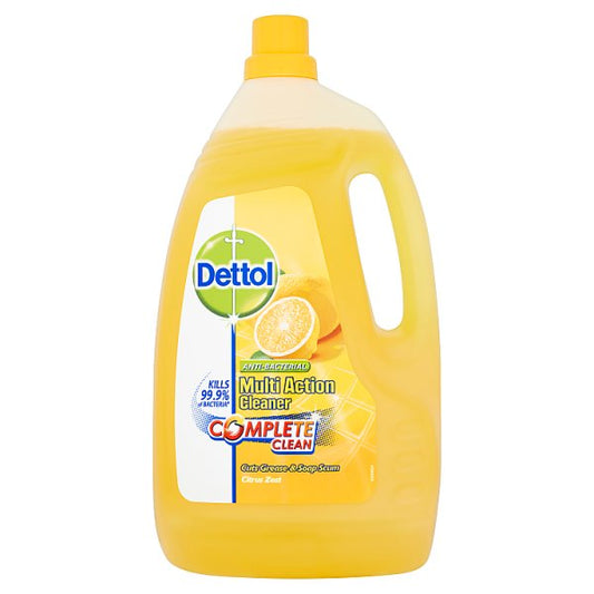 Dettol Anti-Bacterial Multi Action Cleaner Complete Clean Citrus Zest 4 Litre