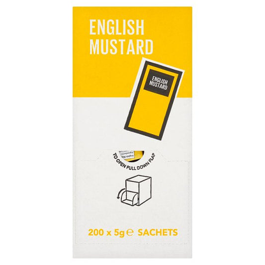 English Mustard Sachets 200 x 5g