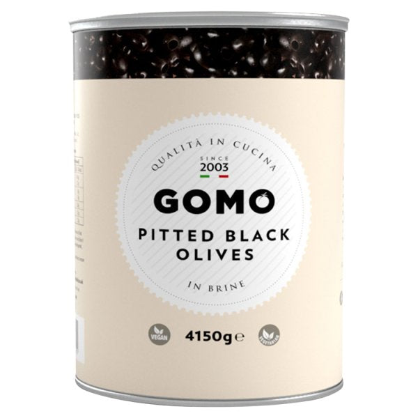 Gomo Pitted Black Olives 4150g