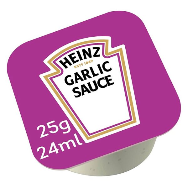 Heinz Garlic Sauce Dip Pots 100 x 25g