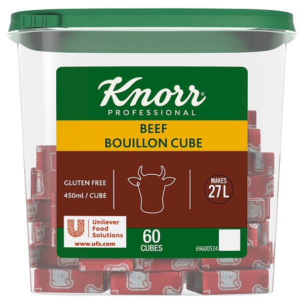 Knorr Professional 60 Beef Bouillon Cubes 600g