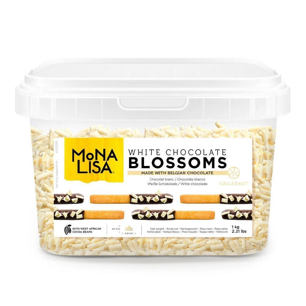 Mona Lisa White Chocolate Blossoms 1kg