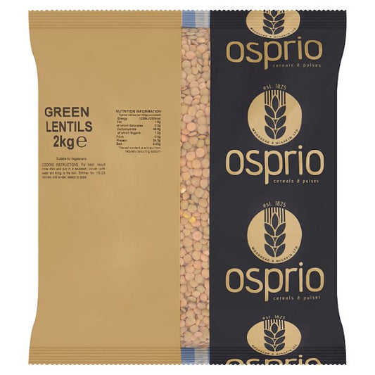 Osprio Green Lentils 2kg