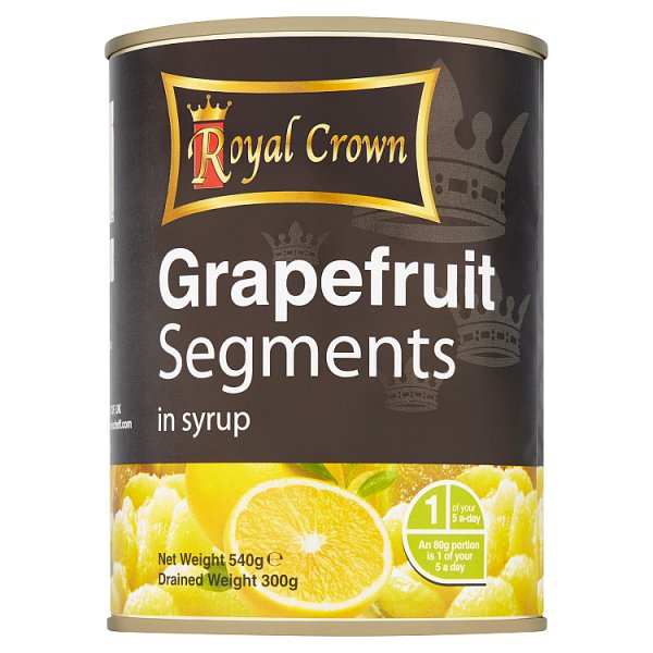 Royal Crown Grapefruit Segments in Syrup 300g