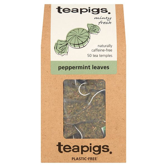 Teapigs Peppermint Leaves 50 Biodegradable Tea Temples 100g